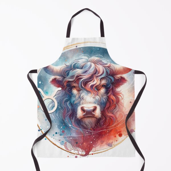 Artikelvorschau, Aquarell Mystic Zodiac Clipart - Stier entworfen und verkauft von Eiwaprints.