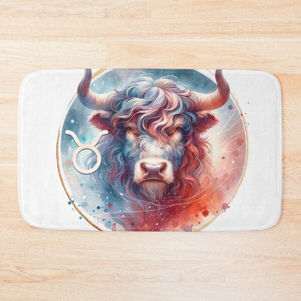 Artikelvorschau, Aquarell Mystic Zodiac Clipart - Stier entworfen und verkauft von Eiwaprints.