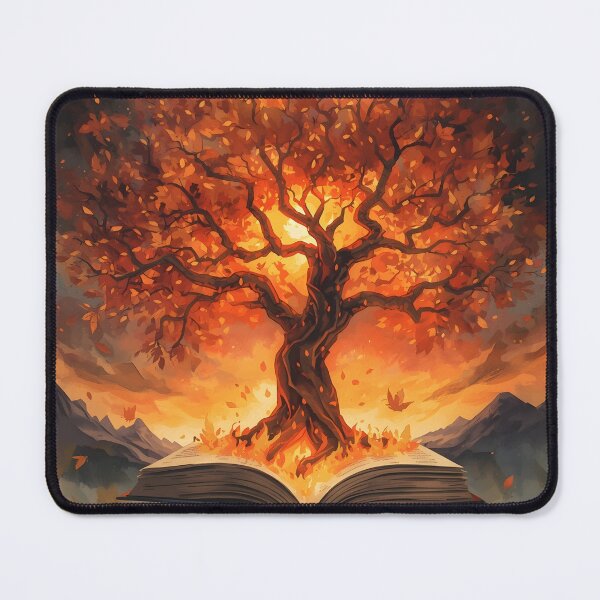 Item preview, Magical watercolor books – fantasy, fire designed and sold by The Dream Lab.