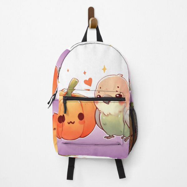 Item preview, Autumn Pumpkin Parrot – Cute Tropical Fall Bird Illustration designed and sold by Sugar Wisdom .
