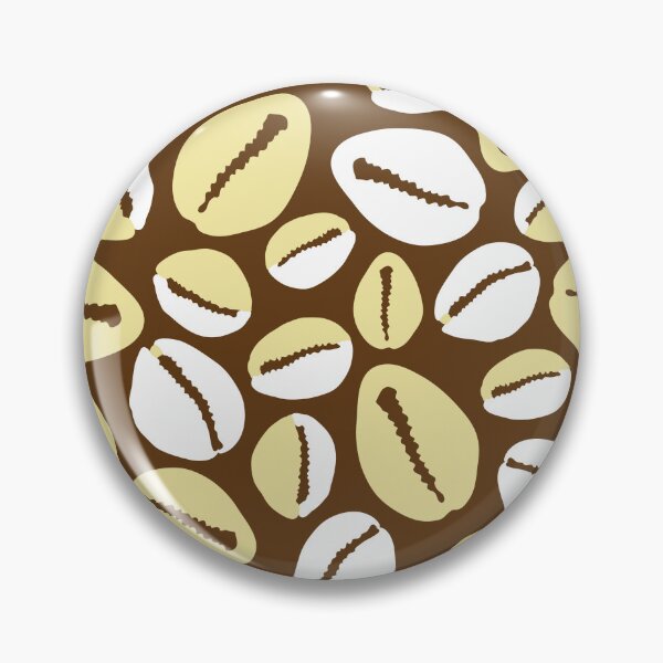 Item preview, African Caribbean Cowrie Shells Pattern designed and sold by HotHibiscus.