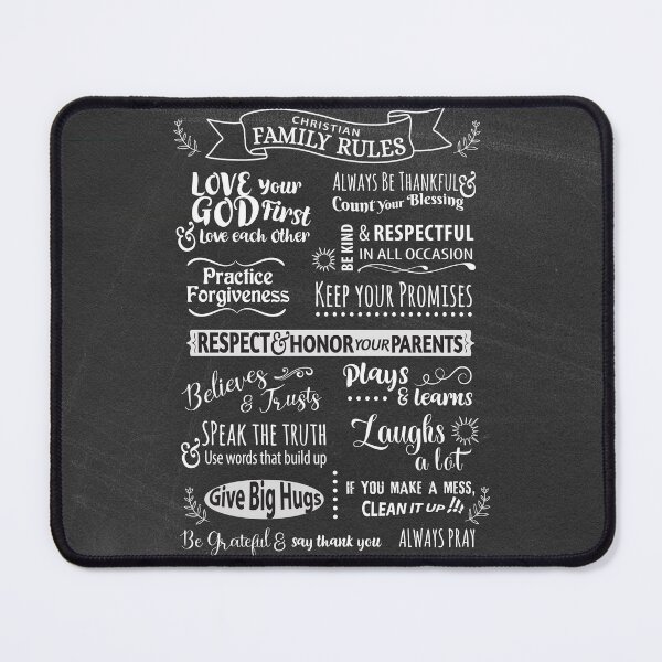 Item preview, Family Rules - Christian values to live together designed and sold by MagaliC.