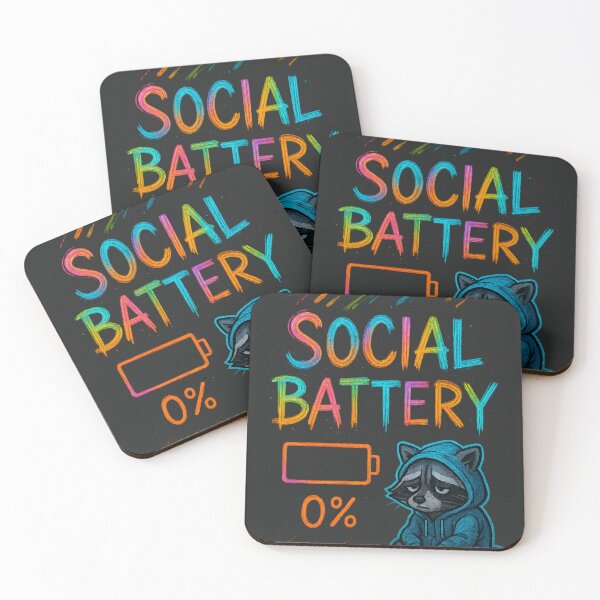 Item preview, Social Battery Empty designed and sold by fadilow.
