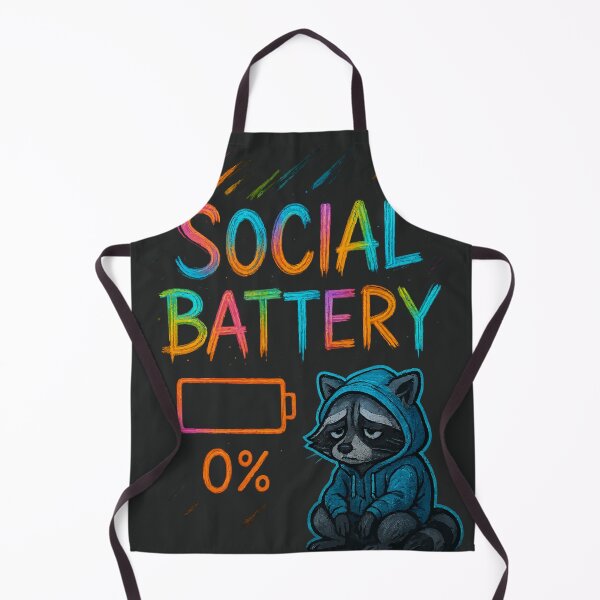Item preview, Social Battery Empty designed and sold by xmoudx.