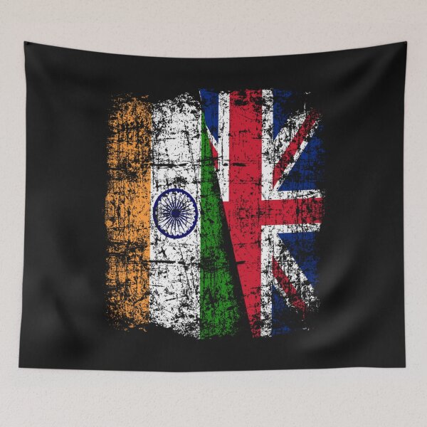 Item preview, India Britain Union Jack Flag - British Indian Active designed and sold by TellisJonas.