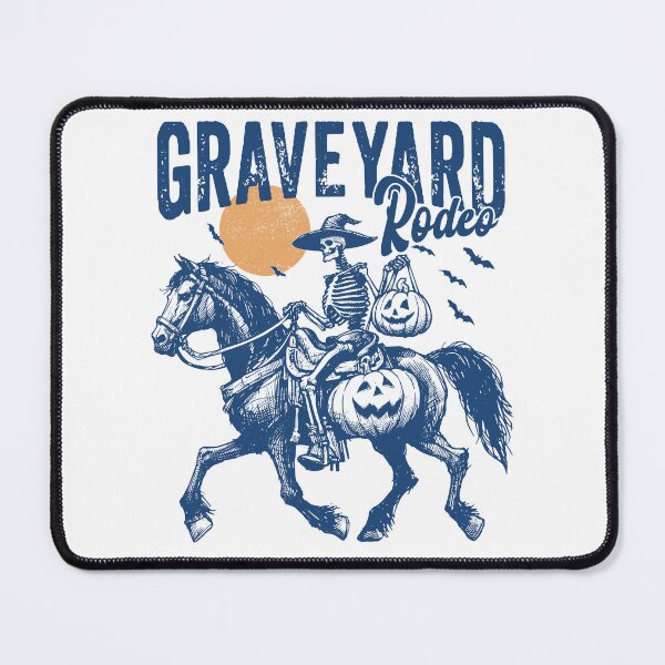 Item preview, Cowgirl Witch Halloween Western Pumpkin Graveyard Rodeo designed and sold by Jcat7.
