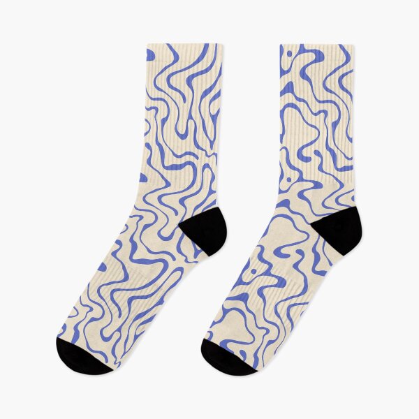 Item preview, Minimalist Groovy Liquid Lines Pattern designed and sold by Prismatect.