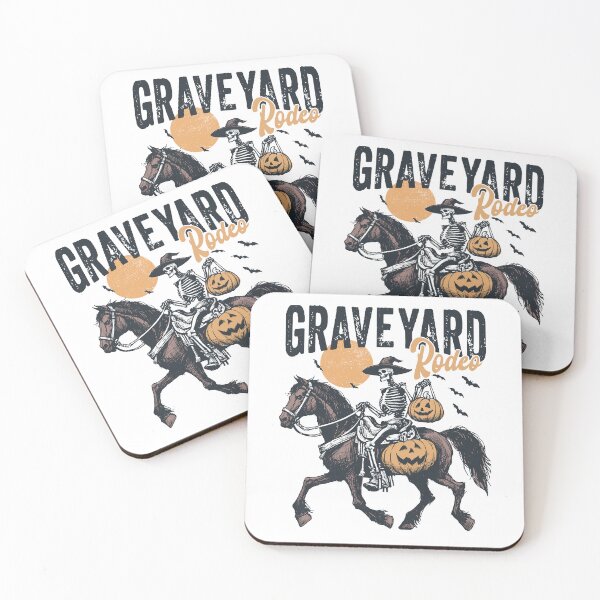 Item preview, Cowgirl Witch Halloween Western Pumpkin Graveyard Rodeo designed and sold by Jcat7.