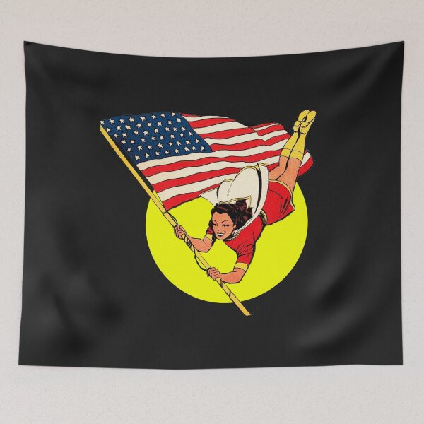 Item preview, Mary Marvel - Patriotic Flag designed and sold by TellisJonas.