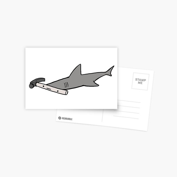 Hammerhai Postkarte
