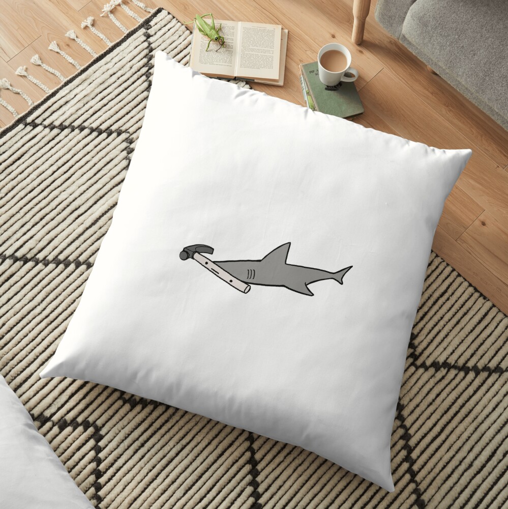Hammerhead Shark Floor Pillow