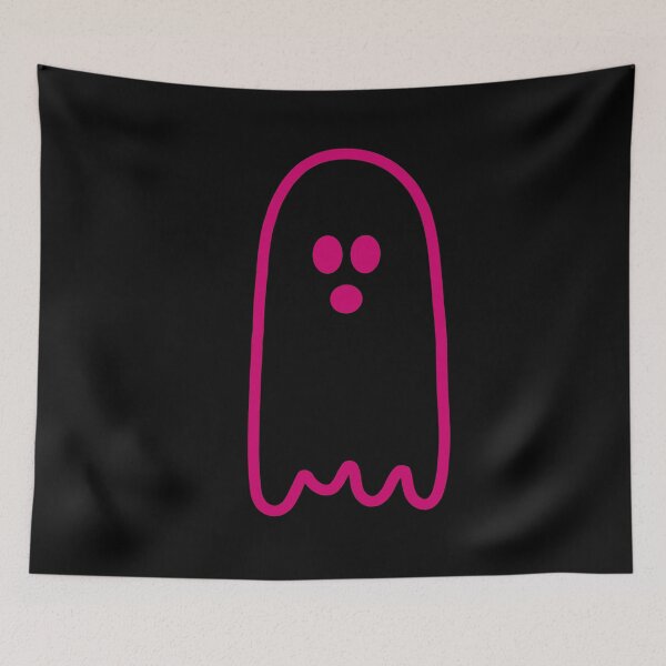 Item preview, magenta pink ghost - pink halloween designed and sold by Aesthetic Crew.