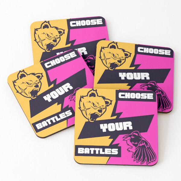 Item preview, "Choose Your Battles" – Bear vs. Bird Conflict Design designed and sold by Soujji-Designs.