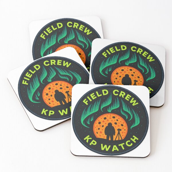 Item preview, Aurora Field Crew – KP Watch Patch Tee (Northern Lights Chaser) designed and sold by POD DYNASTY.