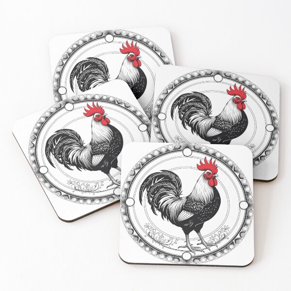 Item preview, A magnificent rooster in mandala form designed and sold by Tonikreativ.