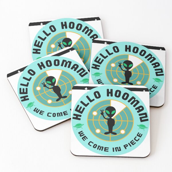 Item preview, "We Come in Piece" – Alien Radar Humor Design designed and sold by Soujji-Designs.