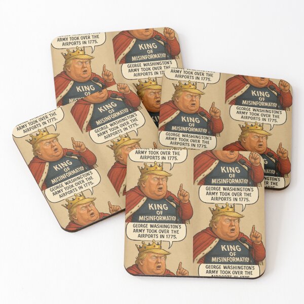 Item preview, King of Misinformation on George Washington designed and sold by Kathleen M Bush.