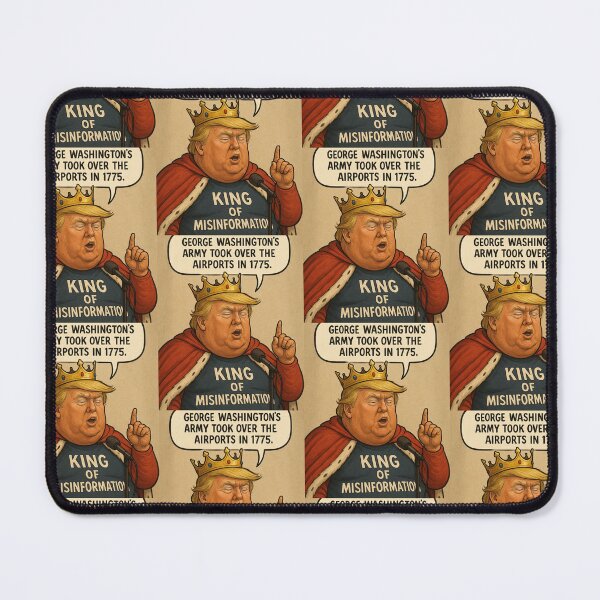 Item preview, King of Misinformation on George Washington designed and sold by Kathleen M Bush.