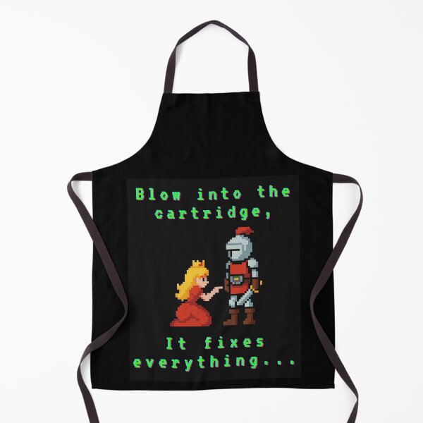 Item preview, Blow Into the Cartridge – Classic Pixel Retro Gamer Design designed and sold by Glitch-Works.