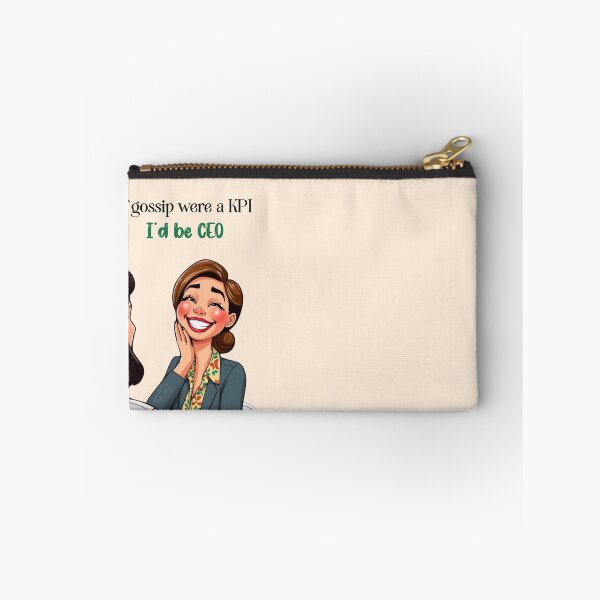 Item preview, If Gossiping Were a KRA, I’d Be CEO – Funny Corporate Quote designed and sold by Red White Blue Studio.