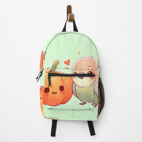 Item preview, Autumn Pumpkin Parrot – Cute Tropical Fall Bird Illustration designed and sold by Sugar Wisdom .