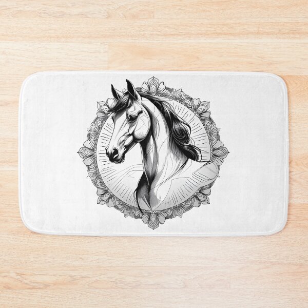 Item preview, A beautiful horse in mandala form designed and sold by Tonikreativ.