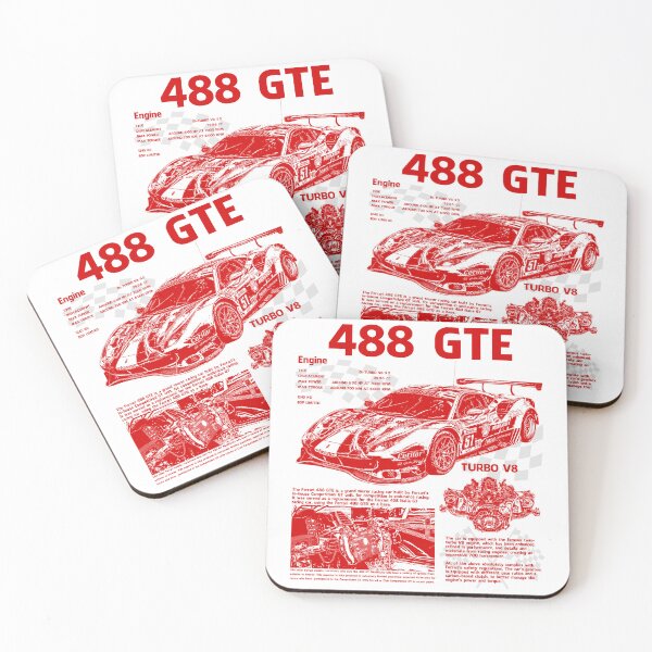 Item preview, Racing F1 Sport Knowledge 488 GTE Technology Anatomy  designed and sold by AShanDome.