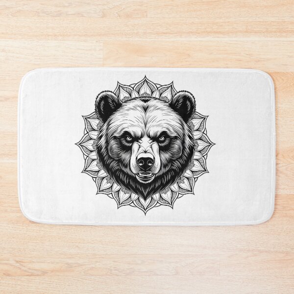 Item preview, A strong bear in mandala form designed and sold by Tonikreativ.