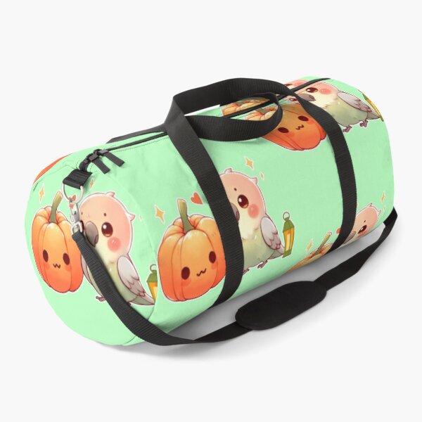 Item preview, Autumn Pumpkin Parrot – Cute Tropical Fall Bird Illustration designed and sold by Sugar Wisdom .