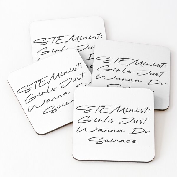 Item preview, STEMinist: Girls Just Wanna Do Science designed and sold by Ninjacatoff.