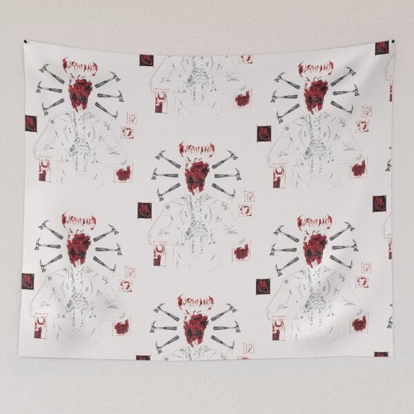 Item preview, Visceral Heart Head & Floating Hammers | Dark Grunge Aesthetic Art designed and sold by TraceyCollins.