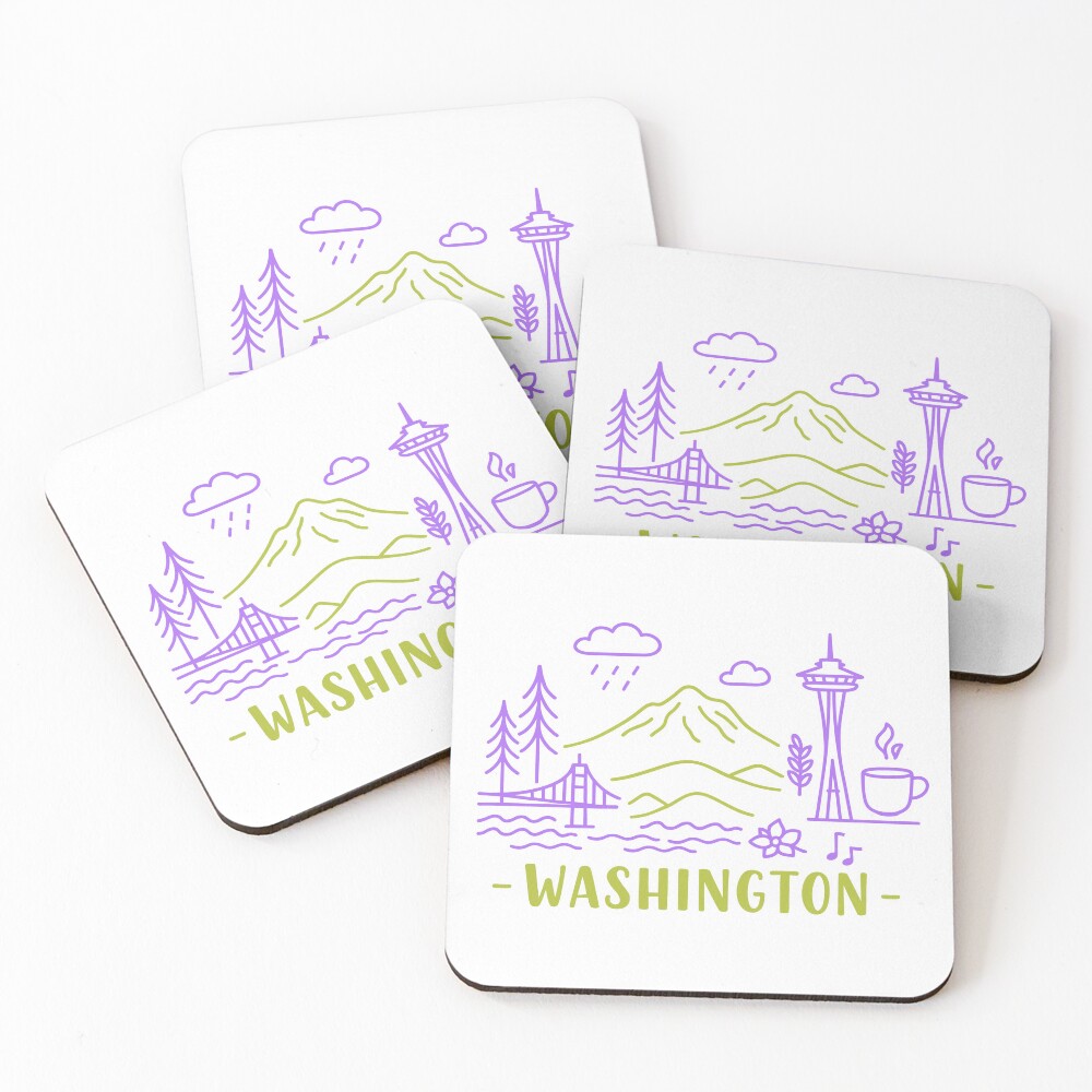 Item preview, Coasters (Set of 4) designed and sold by eCOWmerce.