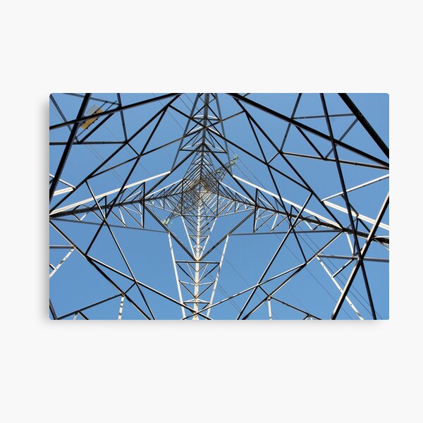 Inside an Electricity Pylon Canvas Print