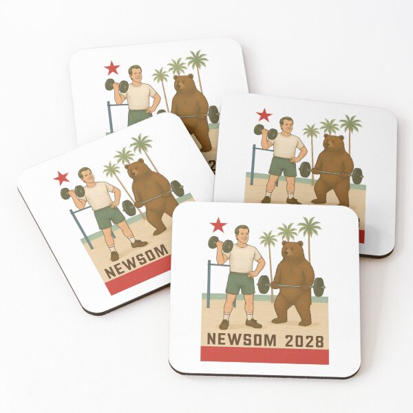 Item preview, Gavin Newsom 2028 Election California Flag Venice Beach designed and sold by lukecase.