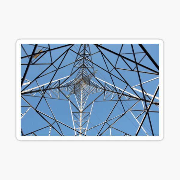 Inside an Electricity Pylon Sticker