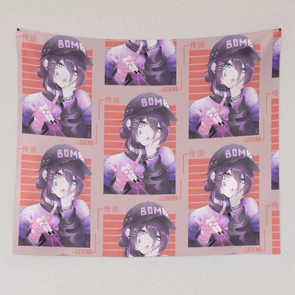 Item preview, Edgy Anime Bomber Girl Art | Urban Legend Street Style Design designed and sold by TraceyCollins.
