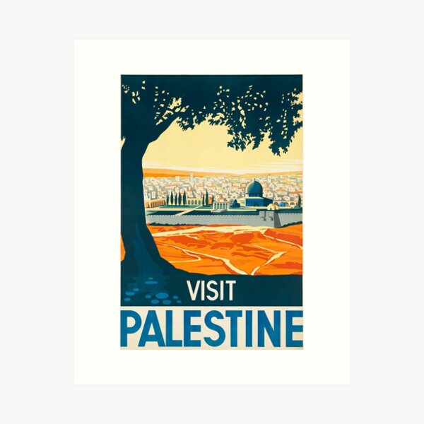 Visit Palestine Poster Art Print