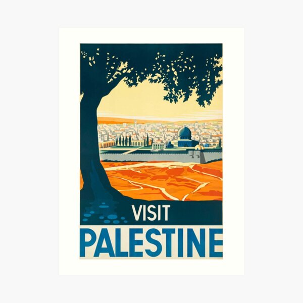 Visit Palestine Poster Art Print