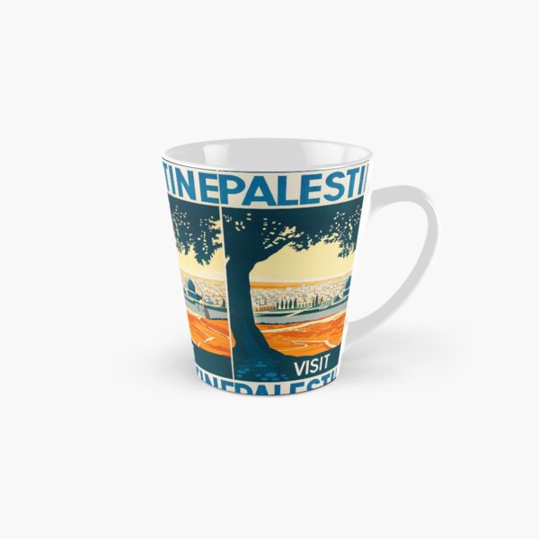 Visit Palestine Poster Tall Mug