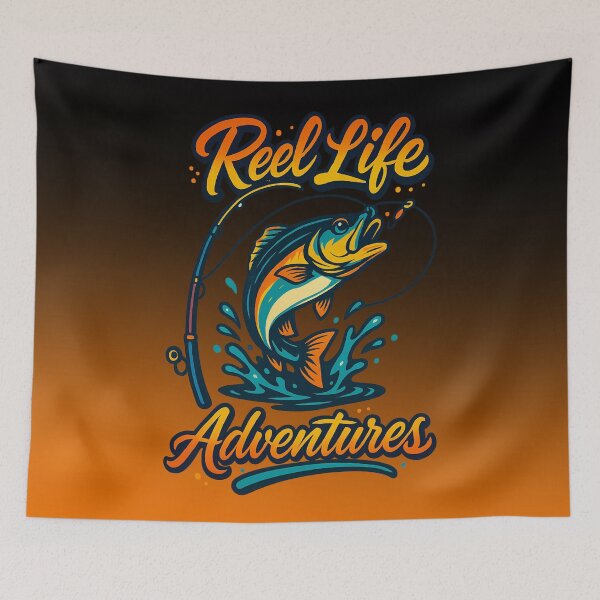 Item preview, Real Life Adventures | Graphic Crewneck Fishing  designed and sold by skkyfaithArtz.