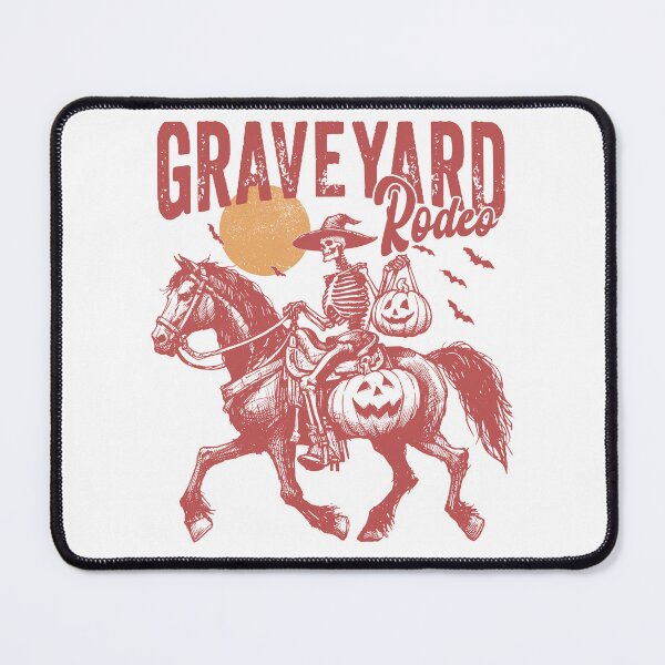 Item preview, Cowgirl Witch Halloween Western Pumpkin Graveyard Rodeo designed and sold by Jcat7.