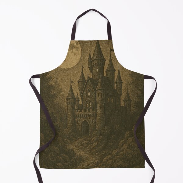 Item preview, Gothic Castle under the Full Moon designed and sold by photoparadise22.