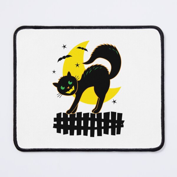 Item preview, Halloween Cute Retro Vintage Black Cat and Moon designed and sold by lukecase.