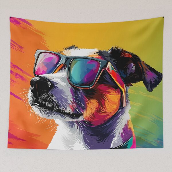 Item preview, Cool jack russel dog with sunglasses designed and sold by gut2000.