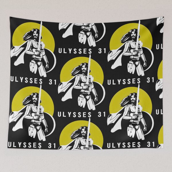Item preview, Anime Style Mythic Warrior Silhouette - Golden Hero Adventure Art designed and sold by TraceyCollins.