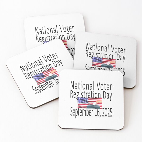 Item preview, National Voter Registration Day 2025 designed and sold by MauveMoves.