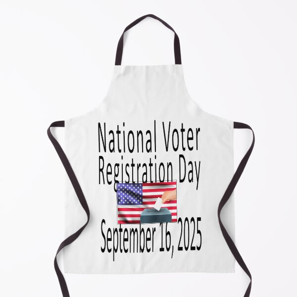 Item preview, National Voter Registration Day 2025 designed and sold by MauveMoves.