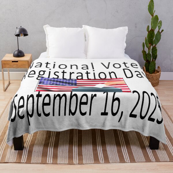 Item preview, National Voter Registration Day 2025 designed and sold by MauveMoves.