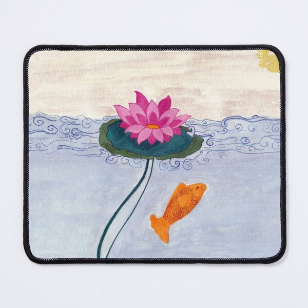Item preview, Persian Abstract Lotus | Modern Pink & Green Design designed and sold by SHADOONEH STUDIO.