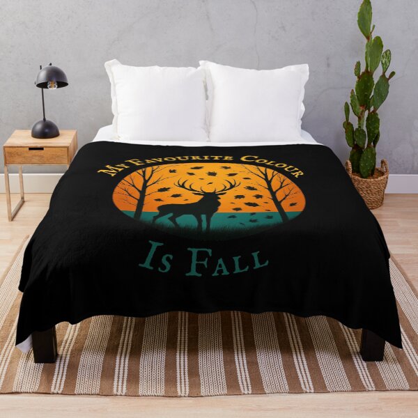Item preview, My Favourite Colour Is Fall – Cozy Autumn Quote Design designed and sold by InkwildStudio.